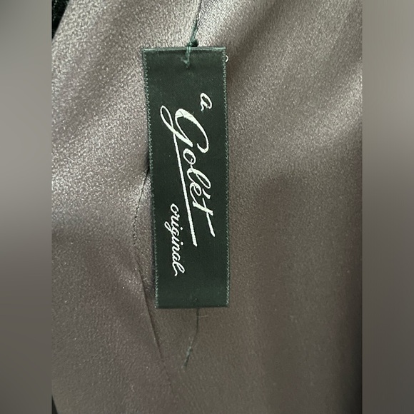 COPY - VTG Golet Brocade Womens Coat Classic Fit Natural Mink Collar - Picture 11 of 14